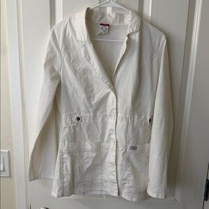 Dickies Women's White Lab Coat